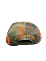 Chrome Hearts Leather Patches Snapback Hat Camo / Orange - Supra Sneakers - Image 2