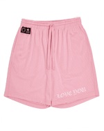 Chrome Hearts Love You Mesh Varsity Shorts Pink - Supra Sneakers - Image 1