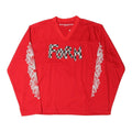 Chrome Hearts Matty Boy "FORM" Mesh L/S Stadium Jersey Red