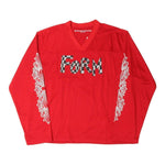 Chrome Hearts Matty Boy "FORM" Mesh L/S Stadium Jersey Red - Supra Sneakers - Image 1