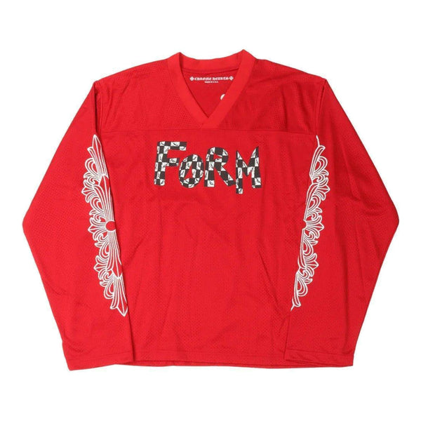 Chrome Hearts Matty Boy "FORM" Mesh L/S Stadium Jersey Red - Supra Sneakers