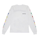 Chrome Hearts Multi Color Cemetery L/S T-Shirt White - Supra Sneakers - Image 1