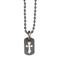 Chrome Hearts Silver Dog Tag w/ Ball Chain (30 Inches)