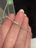 Chrome Hearts Silver Dog Tag w/ Ball Chain (30 Inches) - Supra Sneakers - Image 11