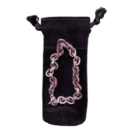 Chrome Hearts Silber Papierkette-Armband (8 Inches)