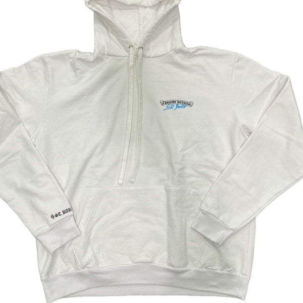 Chrome Hearts St. Barth Horseshoe Pullover Hoodie White - Supra Sneakers