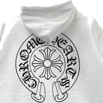 Chrome Hearts St. Barth Horseshoe Pullover Hoodie White - Supra Sneakers - Image 5