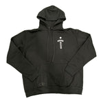 Chrome Hearts USA Shoulder Logo Hoodie Black - Supra Sneakers - Image 1