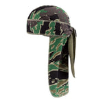 Denim Tears Green Tiger Camo Cotton Wreath Durag - Image 1