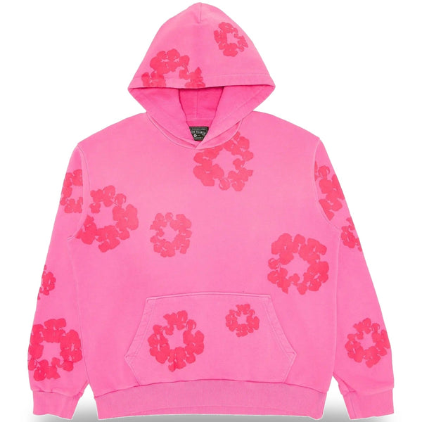 Denim Tears Mono Cotton Wreath Hoodie Hyper Pink