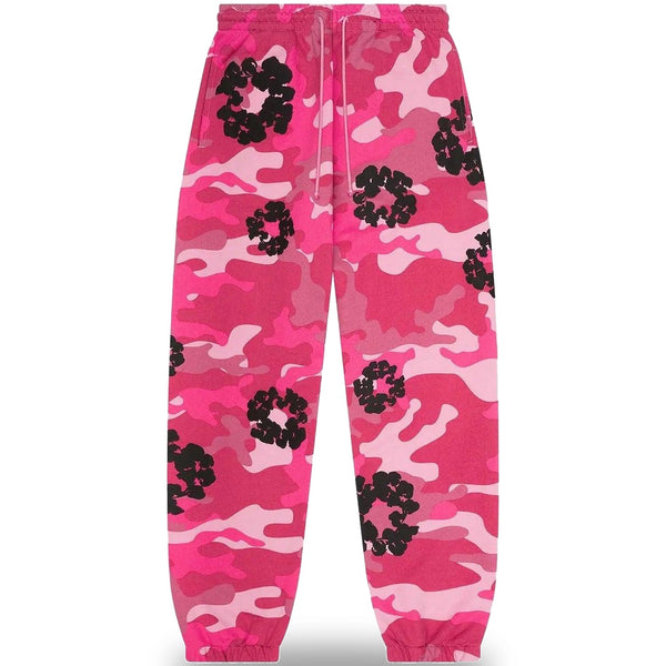 Denim Tears Pink Camo Cotton Wreath Sweatpant