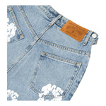 Denim Tears The Cotton Wreath Jean Short Light Wash - Supra Sneakers - Image 3