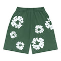 Denim Tears The Cotton Wreath Sweat Shorts Green