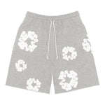 Denim Tears The Cotton Wreath Sweat Shorts Grey - Supra Sneakers - Image 1