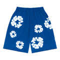 Denim Tears The Cotton Wreath Sweat Shorts Royal Blue