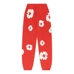 Denim Tears The Cotton Wreath Sweatpants Red - Supra Sneakers - Image 1