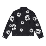 Denim Tears x Levi's Wreath Jean Jacket Black - Supra Sneakers - Image 2