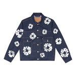 Denim Tears x Levi's Wreath Jean Jacket Raw Selvedge - Supra Sneakers - Image 1