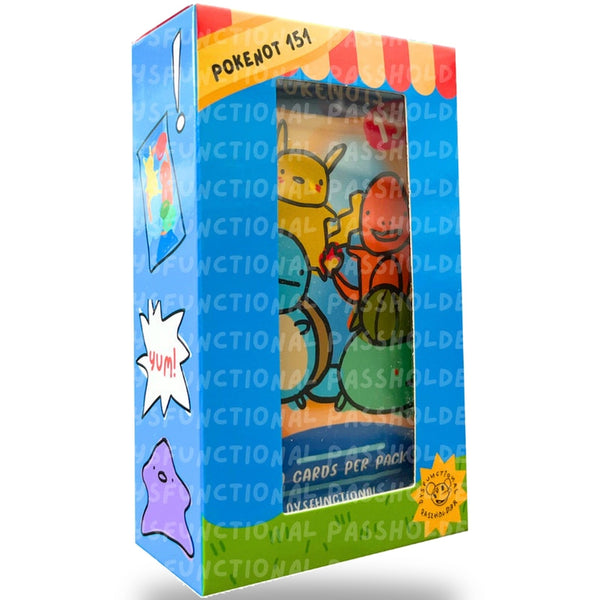 Dysfunctional Passholder Pokenots 151 Fundle Bundle Box - 8 Booster Packs