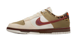 Nike Dunk Low Retro Khaki Team Red Pearl White Leopard (Women's) - Image 3
