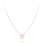 Van Cleef & Arpels Lucky Spring pendant, plum blossom 18K rose gold, Mother-of-pearl - Image 2