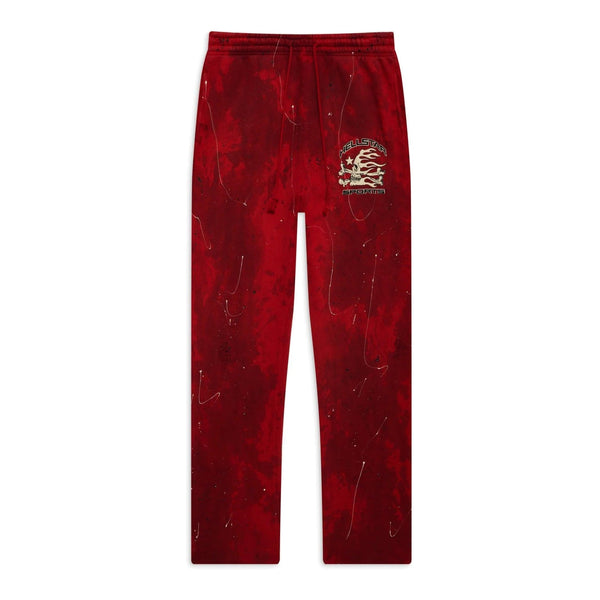 Hellstar Sports Red Tye-Dye Sweatpants - Supra Sneakers