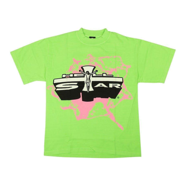 Hellstar Son of G-D T-shirt Neon Green - Supra Sneakers