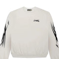 Hellstar Felpa Sportiva con Collo a Giro (Bianco)