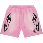 Hellstar Sports Flame Shorts Pink (Valentine's Day) - Image 1