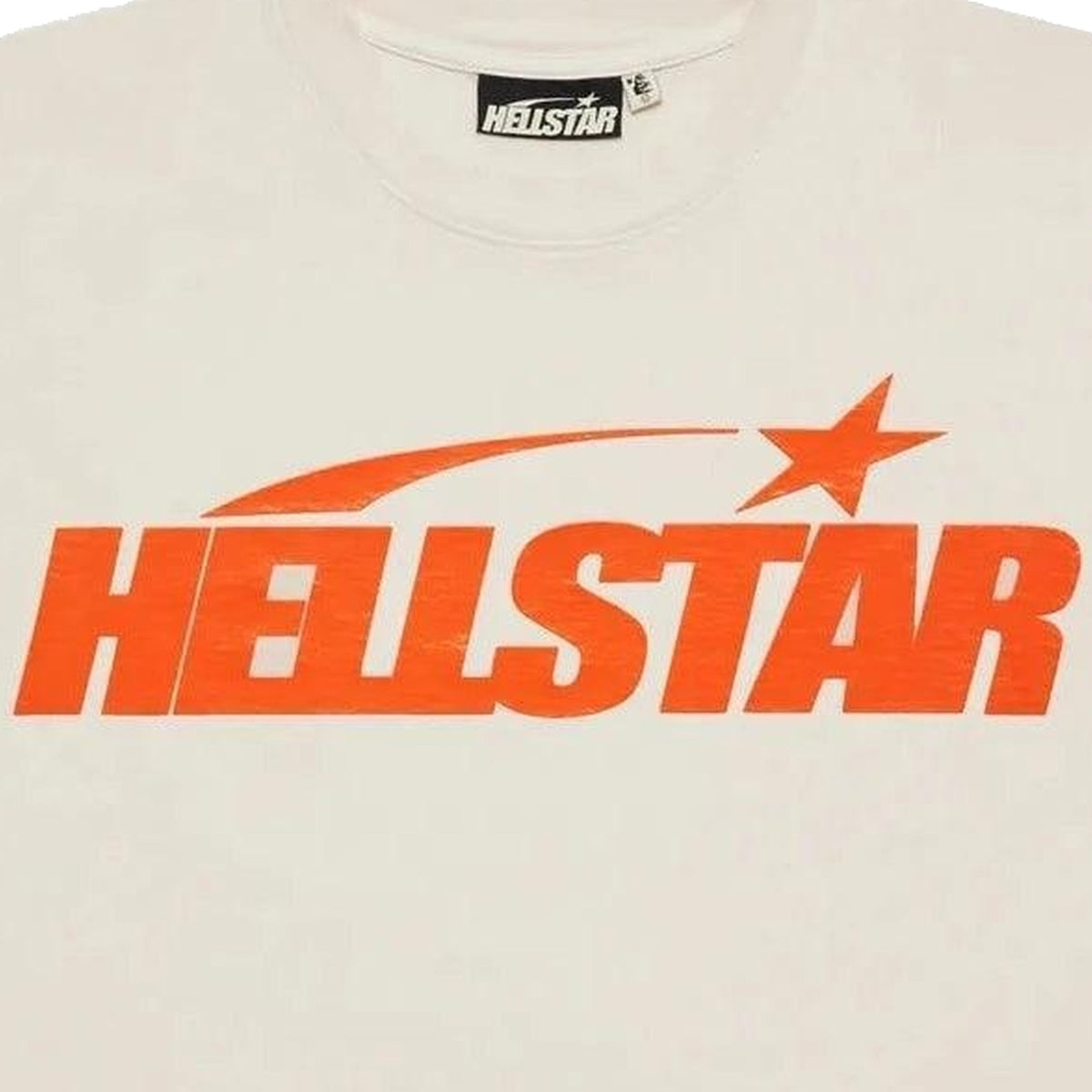 Hellstar Studios Classic Gel T-Shirt Beige & Orange
