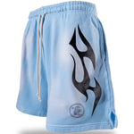 Hellstar Studios Flame Shorts Blue - Image 6