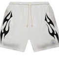Hellstar Shorts a Fiamma Bianco e Grigio