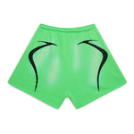 Hellstar Studios Warm Up Shorts Neon Green - Supra Sneakers - Image 2
