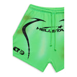 Hellstar Studios Warm Up Shorts Neon Green - Supra Sneakers - Image 3