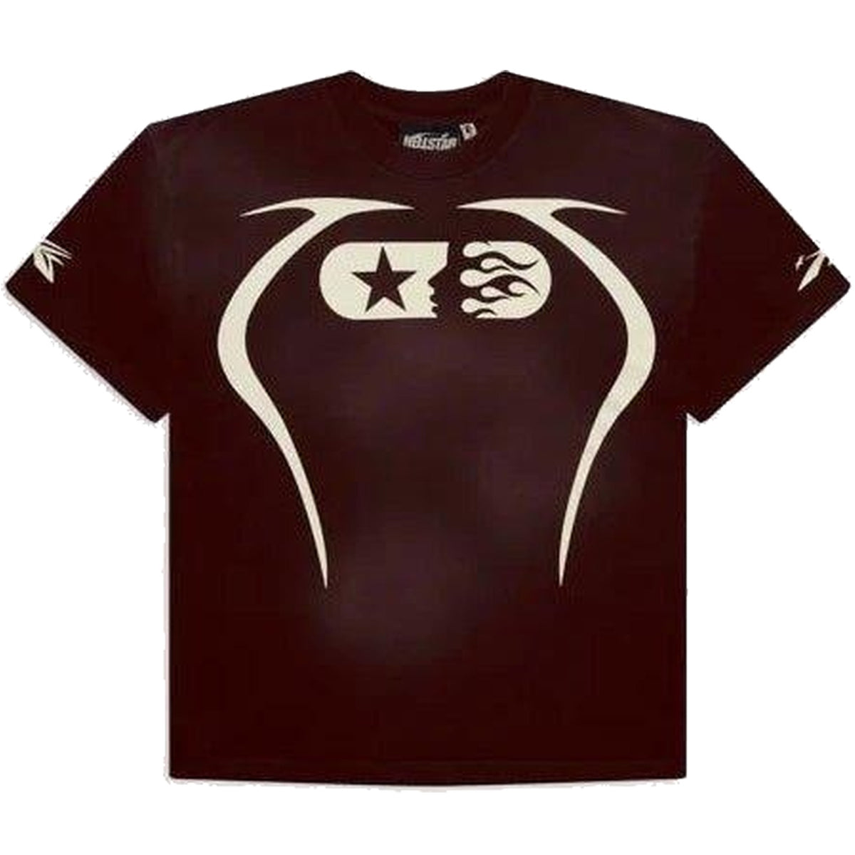 Hellstar Studios Warm Up T - Shirt Brown - Supra Sneakers
