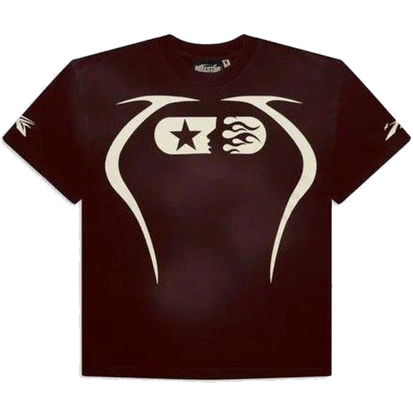 Hellstar Studios Warm Up T - Shirt Brown - Supra Sneakers