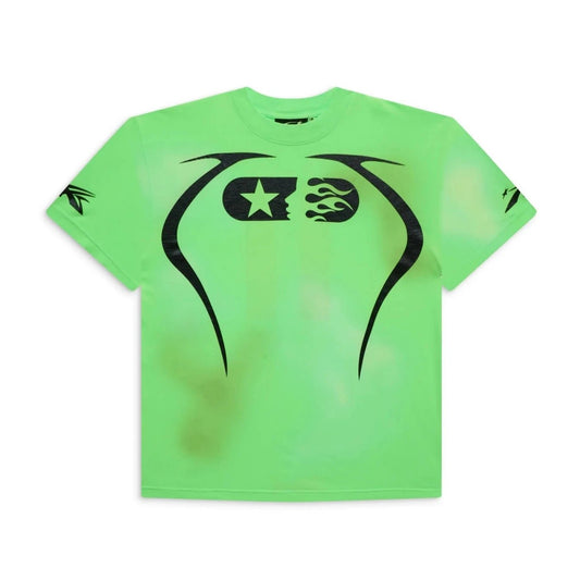 Hellstar Studios Warm Up T - Shirt Neon Green - Supra Sneakers