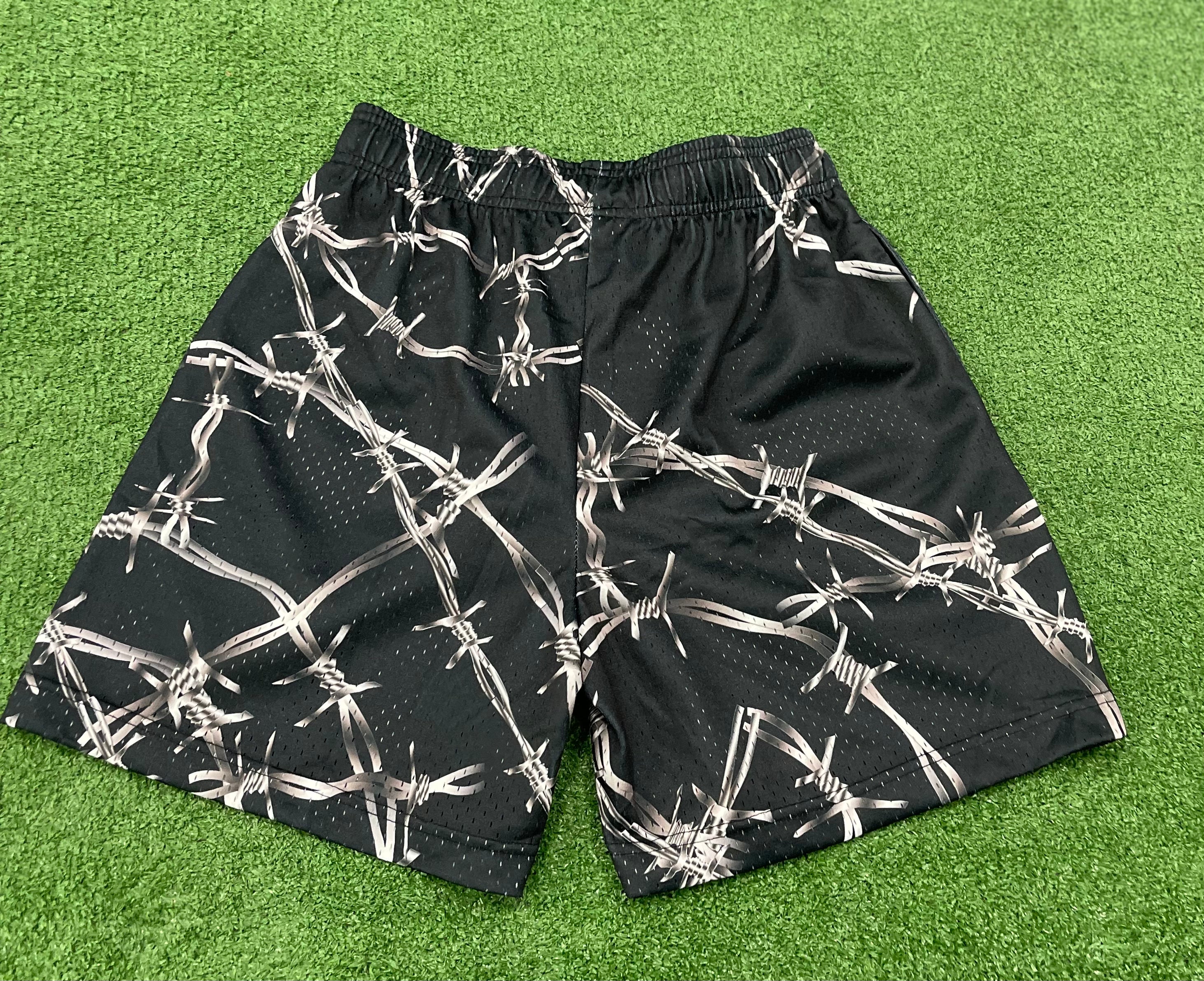 Bravest Studios Steel Spiral Wire Shorts Black, Shorts - Supra Sneakers