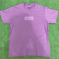 Supreme Tonal Box Logo Tee Dusty Purple, T-Shirt - Supra Sneakers