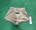 Fear of God Essentials Women's Velour Beach Short Oak, Shorts - Supra Sneakers - Image 5