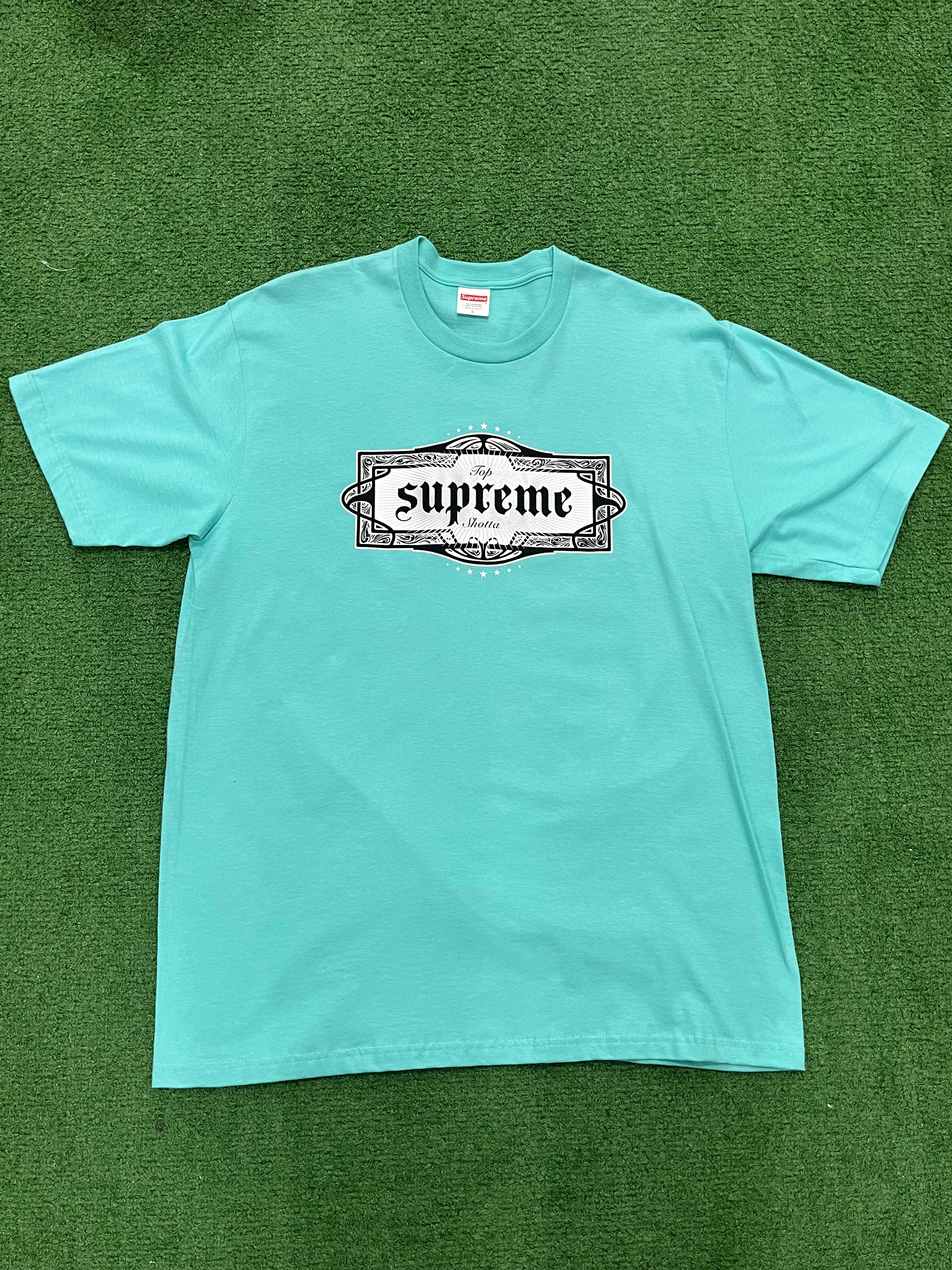 Supreme Top Shotta Tee Teal, T-Shirt - Supra Sneakers