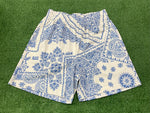 Bravest Studios Porcelain Shorts Cream Blue, Shorts - Supra Sneakers - Image 2