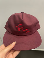 Travis Scott Astroworld Tour Wish You Were Here Hat Maroon, Hat - Supra Sneakers - Image 4