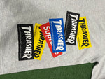 Supreme Thrasher Multi Logo L/S Tee Ash Grey, T-Shirt - Supra Sneakers - Image 2