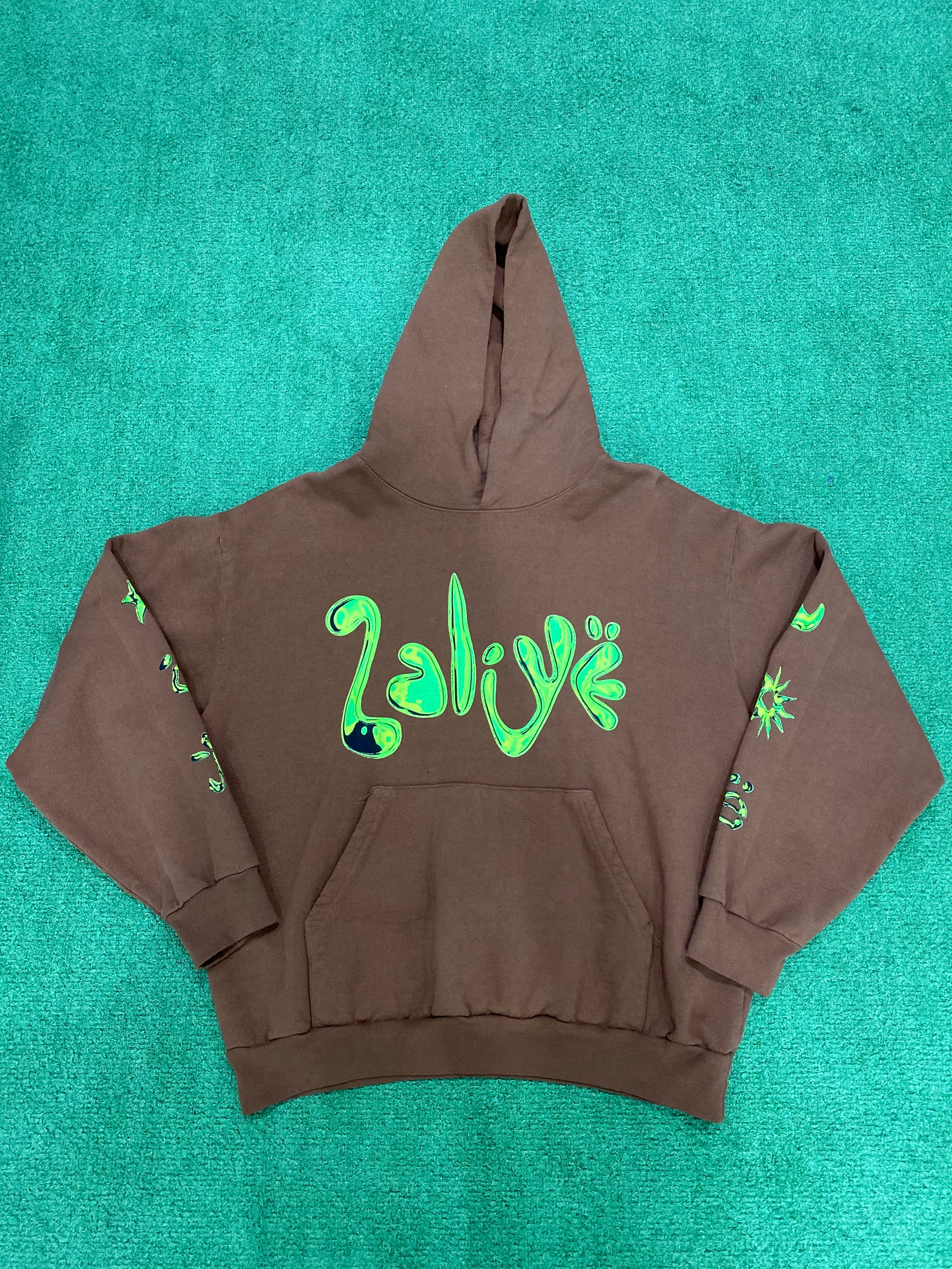 2Alive Yeat Merch Hoodie Brown, Sweatshirt - Supra Sneakers