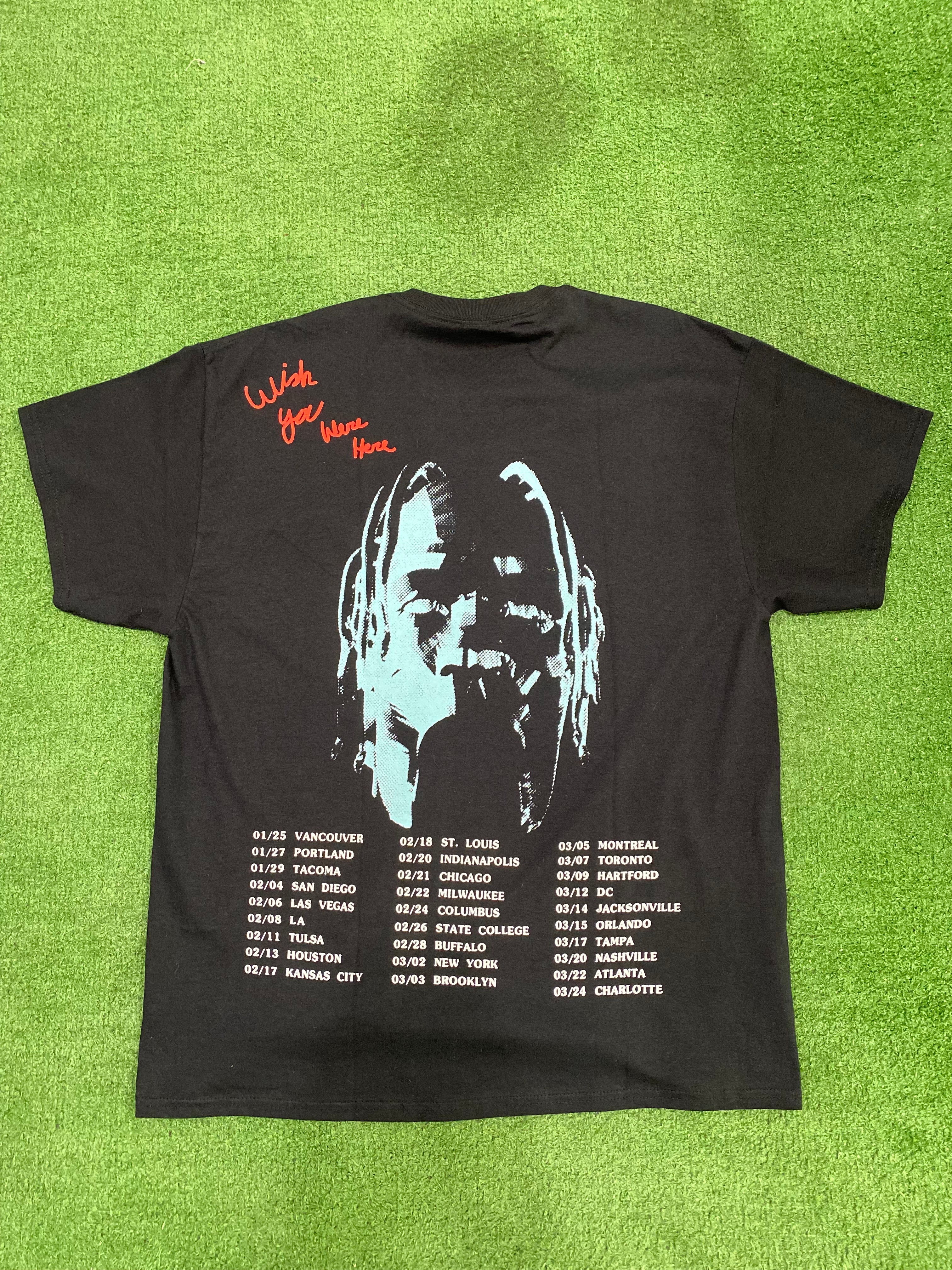 Travis Scott Astroworld Tour Tee Black, T-Shirt - Supra Sneakers