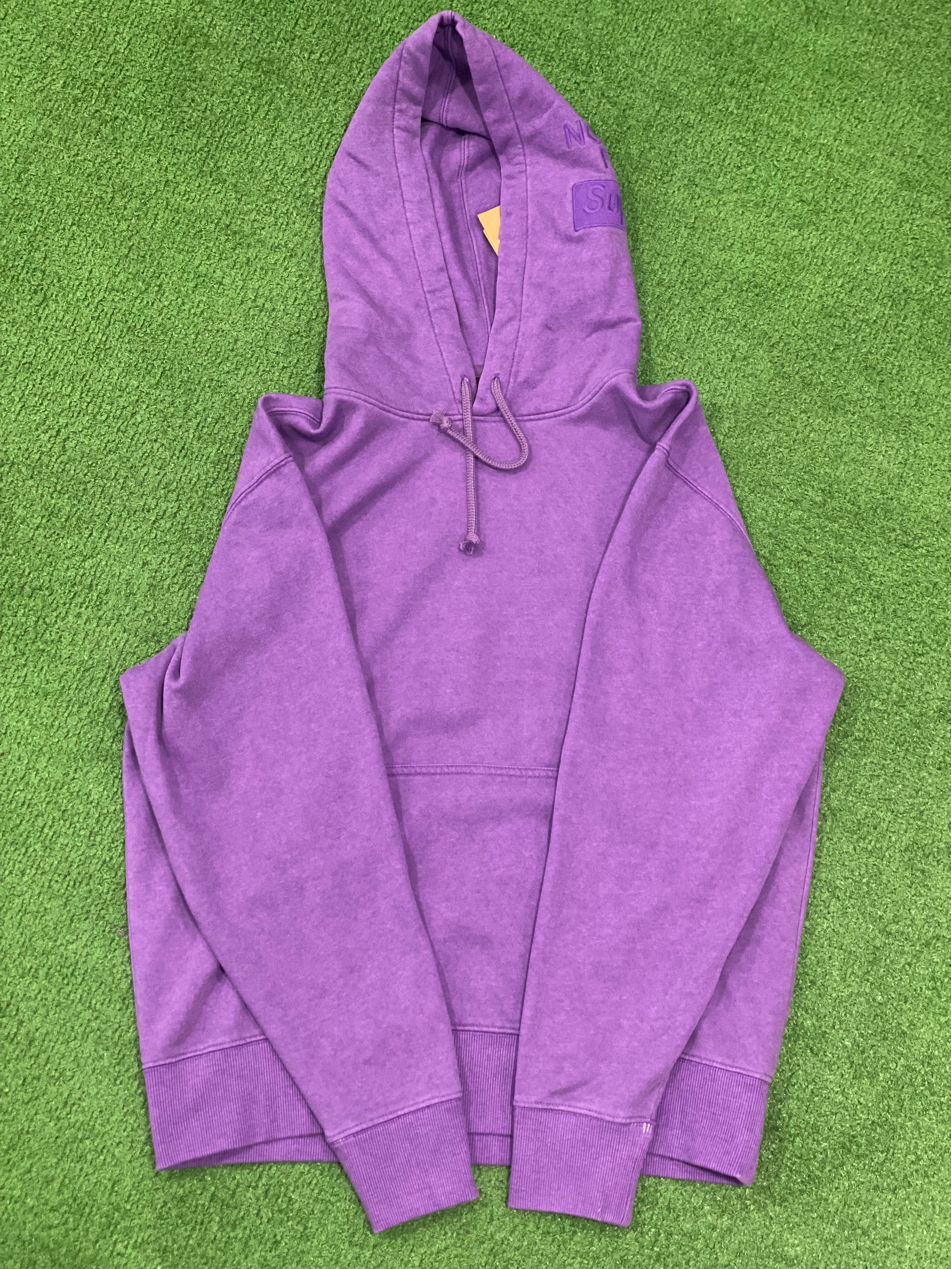 Supreme The North Face Pigment Printed Hooded Sweatshirt Purple, Sweatshirt - Supra Sneakers