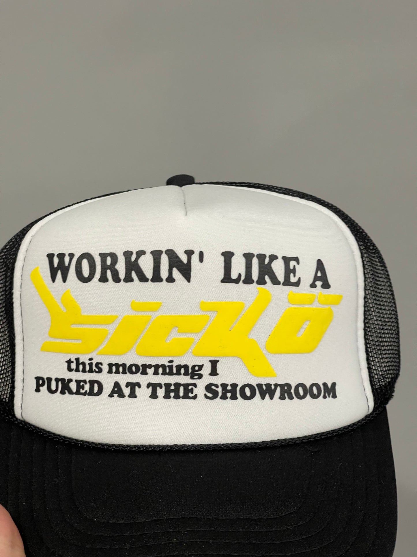 Sicko Laundry Neon Showroom Trucker Hat - Yellow, Hat - Supra Sneakers