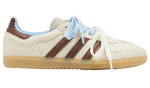 Adidas Samba OG Cream Dark Brown Blue Pony Hair (Women's) - Image 2
