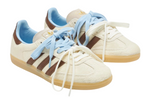 Adidas Samba OG Cream Dark Brown Blue Pony Hair (Women's) - Image 3